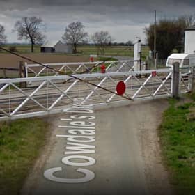 The Golden High Hedges level crossing, near Donington. Photo: Google