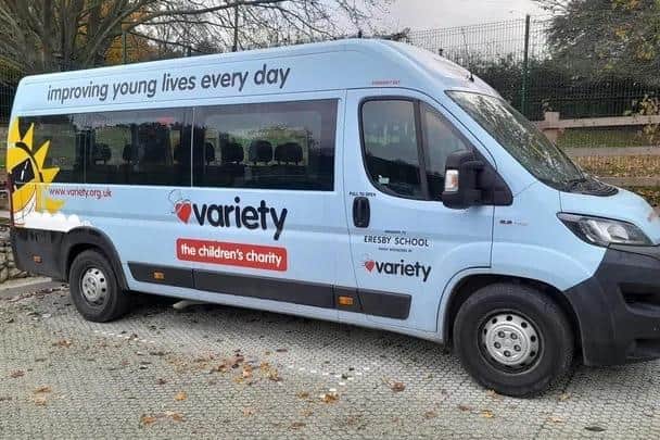 Eresby Special School in Spilsby already owns this accessible minibus, but badly needs a second one to take children on educational outings.