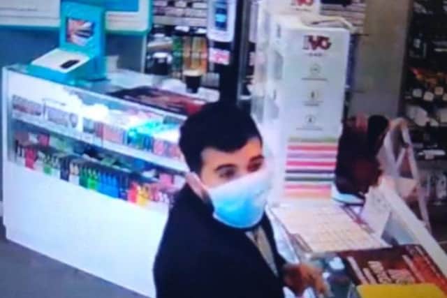 If you can identify the man call police on 101.