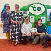 Members of Caistor GO2, Caistor's Environmental Group, which is looking to reduce Caistor's environmental impact.