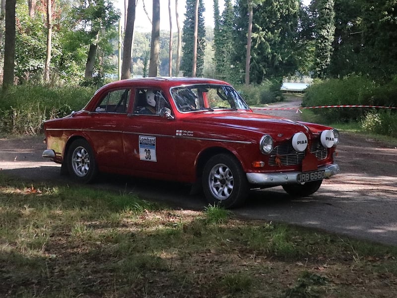 A Volvo Amazon driven by Colin Jebson.
