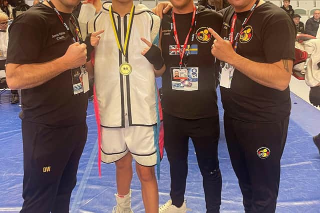 Freddie Carman and his coaching team.