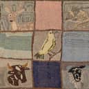 Animal Squares 1960s. Designed by Winifred Nicholson, made by Florence Williams.