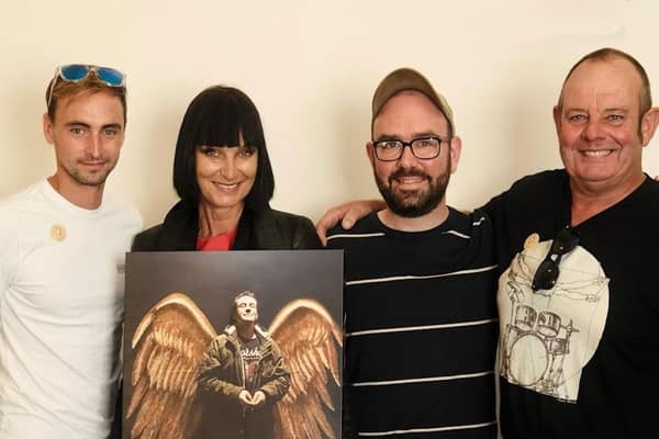 Joe Drewery, Corinne Drewery, Tom Milner, Paul Drewery. Photo by Andy Connell