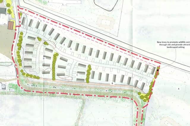 Designs for the 43 new caravans Photo: Addlethorpe Golf Club