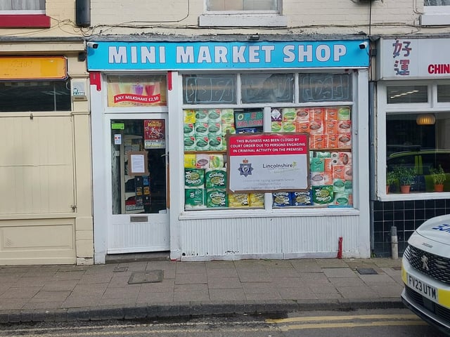 Mini Market Shop, in High Steet, Boston.