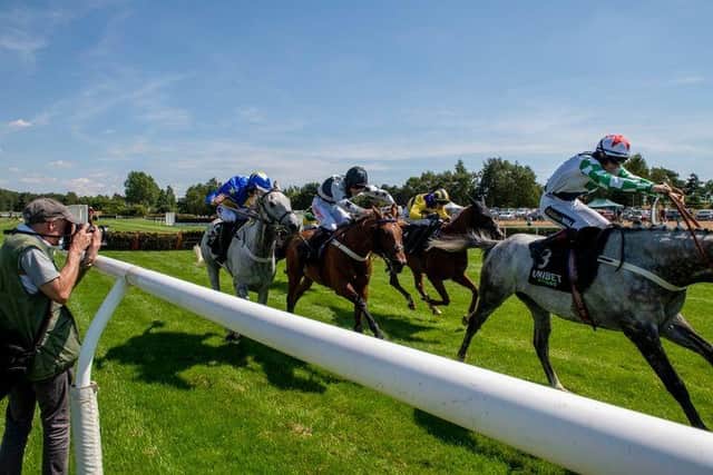 Racing at Market Rasen Racecourse