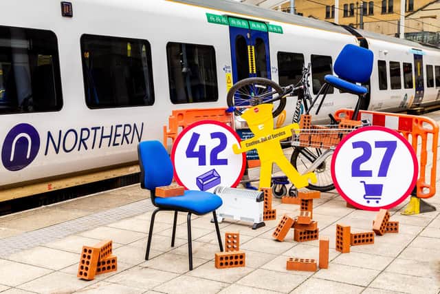Trains operated by Northern were the target of almost 70 dangerous attacks in the last 12 months.