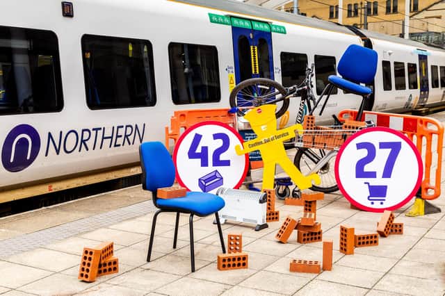 Trains operated by Northern were the target of almost 70 dangerous attacks in the last 12 months.