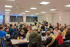 The Rainbow Stars Chocolate Bingo event was packed with families and supporters.