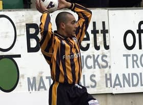 Mark Clifford in action during his playing days at Boston United.
