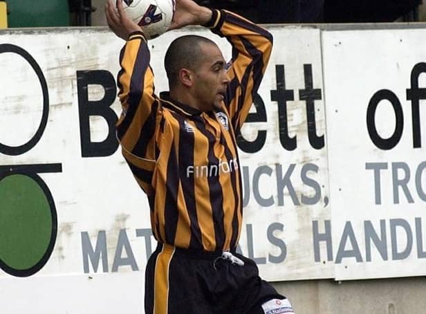 Mark Clifford in action during his playing days at Boston United.