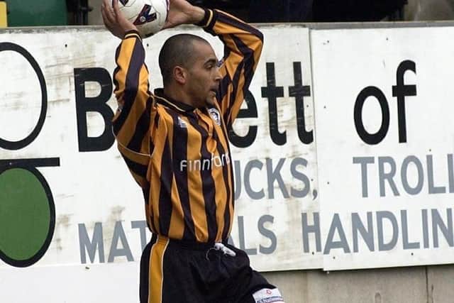 Mark Clifford in action during his playing days at Boston United.