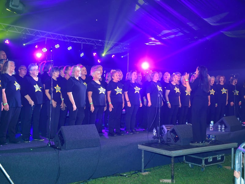 Rock Choir performing