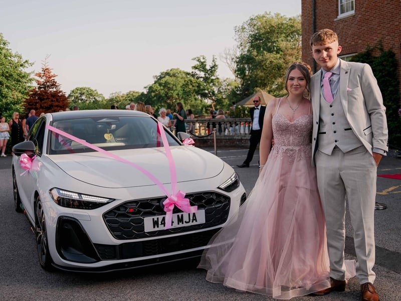 Louth Academy Prom arrivals.