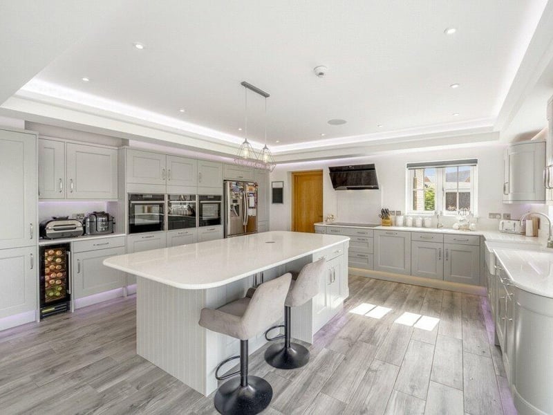 A closer look at the kitchen.