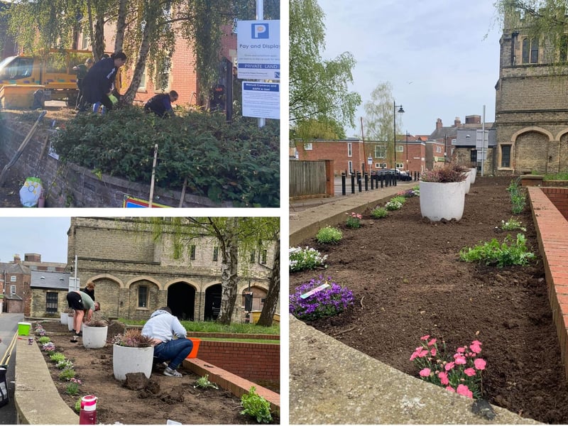 The beautification of part of Fountain Lane in honour of Lilia Valutyte.