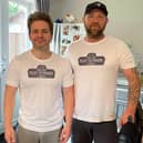 Jason and Mark in their Serendipity t-shirts.