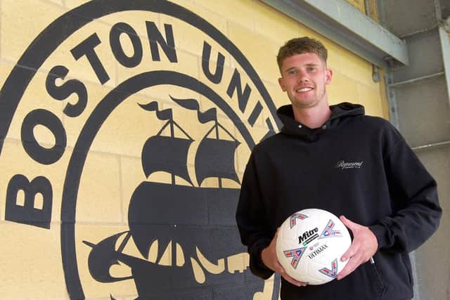 Luke Faxon - one of six new signings at Boston United over the past week.