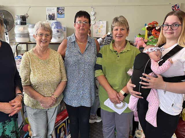 Louth Baby Bank's volunteers.
