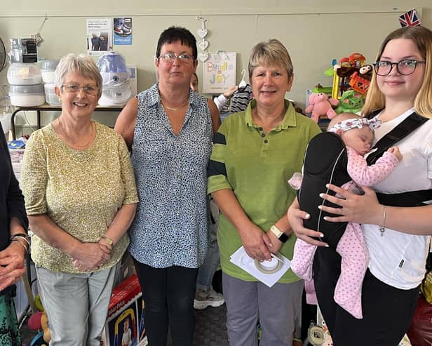 Louth Baby Bank's volunteers.