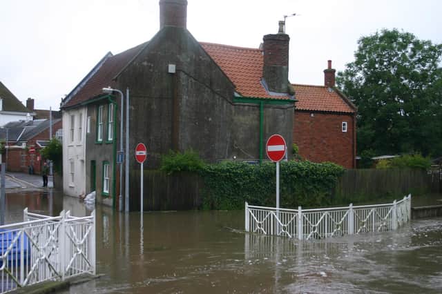Flooding in Horncastle. Photo: Stephanie Harrison.