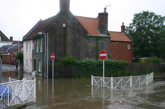 Flooding in Horncastle. Photo: Stephanie Harrison.