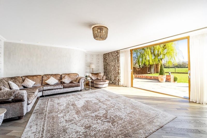 The living room.