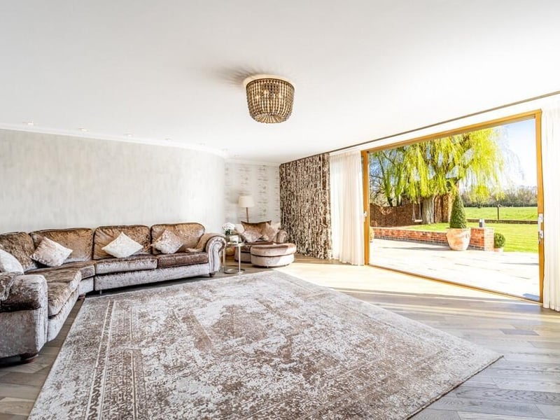 The living room.