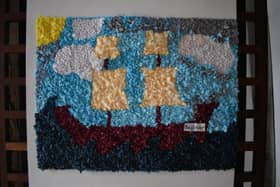 Schools participated in this exhibition creating work inspired by the Mayflower story