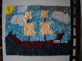 Schools participated in this exhibition creating work inspired by the Mayflower story