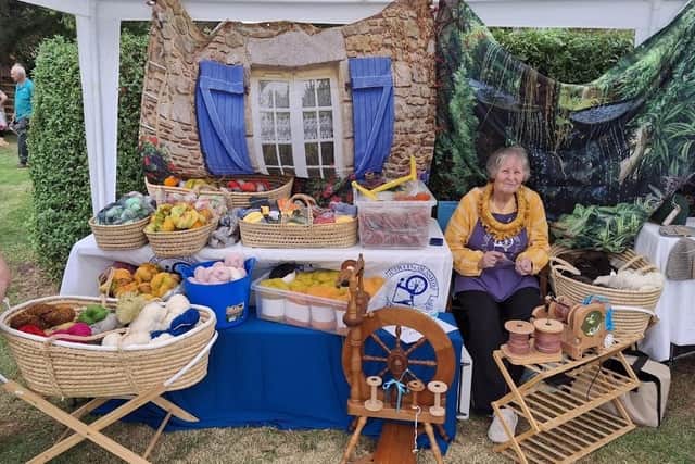 There will be spinning and weaving demonstrations too.