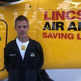 Ben Hare has piloted several life-saving flights for Lincs and Notts Air Ambulance.