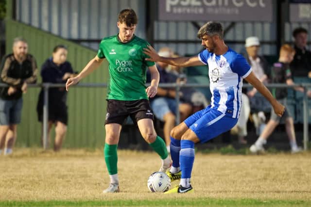 Elliot Broughton - matchwinner against Selston on Saturday.