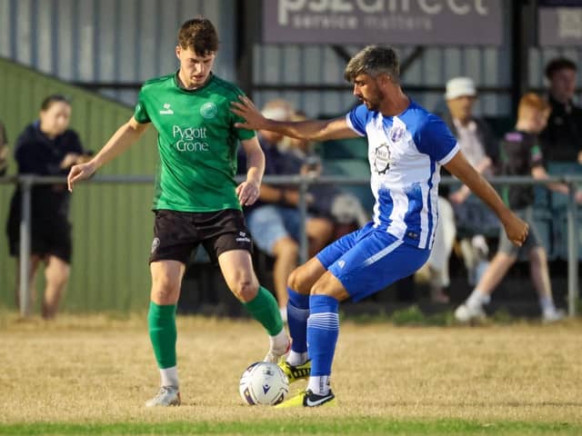 Elliot Broughton - matchwinner against Selston on Saturday.