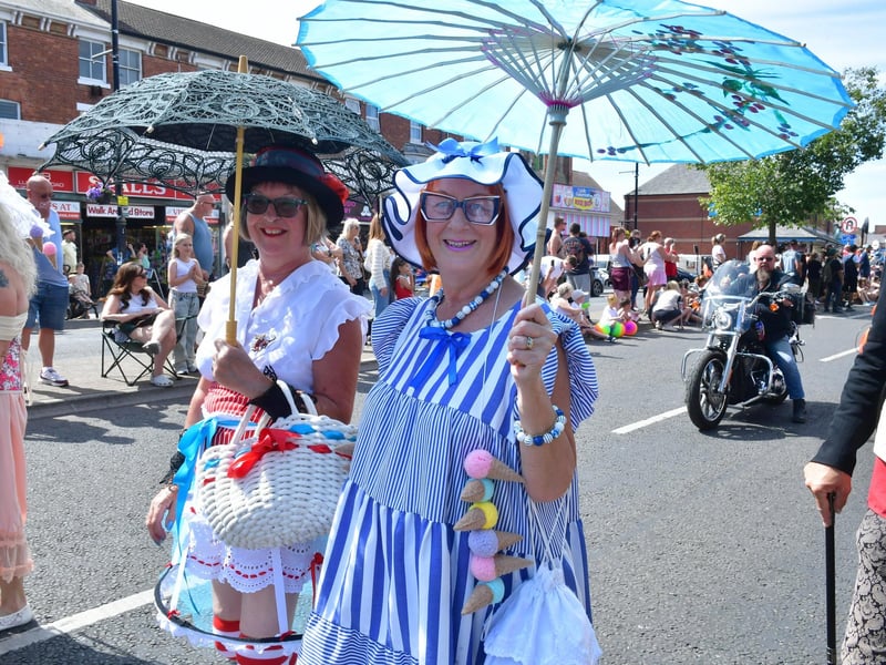 Action from the parade on Sunday, August 9.