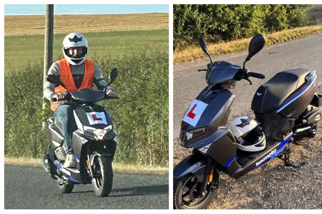 A Skegness guardian has launched an appeal for help to keep his job after his moped was stolen.