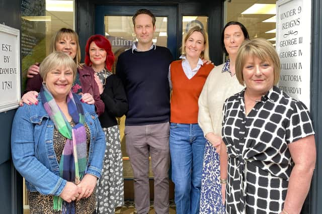 Eve & Ranshaw staff Di Reeson, Jacqueline Limm, Fiona Blackburn, owners Marcus and Nicoline Sandwith, Claudia Kibby and Helen Kennedy. Photos: Chris Frear