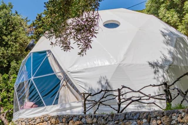 One of the domes from TruDomes. Photo: TruDomes/ELDC