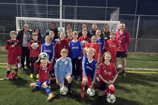 A new artificial sports pitch has officially opened at the Roses Sports Ground at The Venue at Roses in Gainsborough