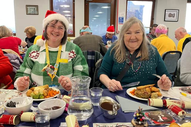 Lincoln volunteers enjoy Christmas Lunch at Lincoln County Hospital