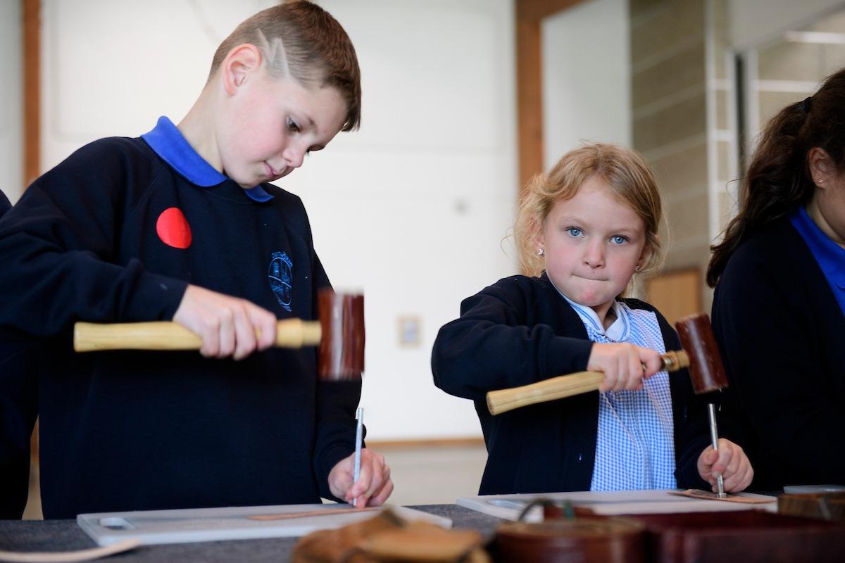 Practical skills were part of the day
