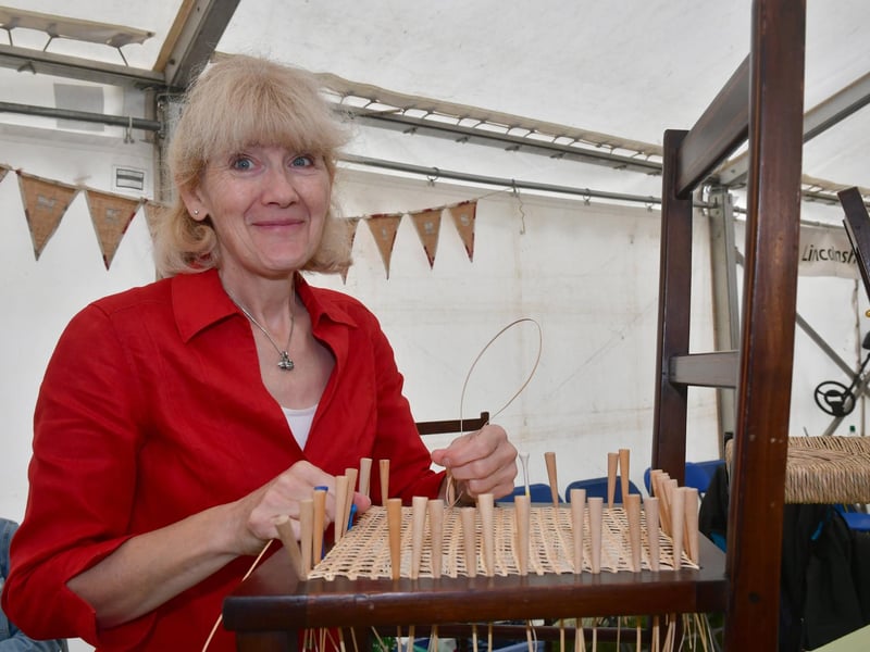 Louise Boulton of Cane Chair Seating, Leasingham
