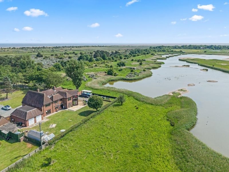 The home and its surroundings.