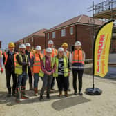 Colleagues from Longhurst Group and Lindum Group at the Vasey Fields development