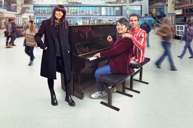 The Channel 4 TV show, 'The Piano', hosted by Claudia Winkleman (left), has been a huge success.