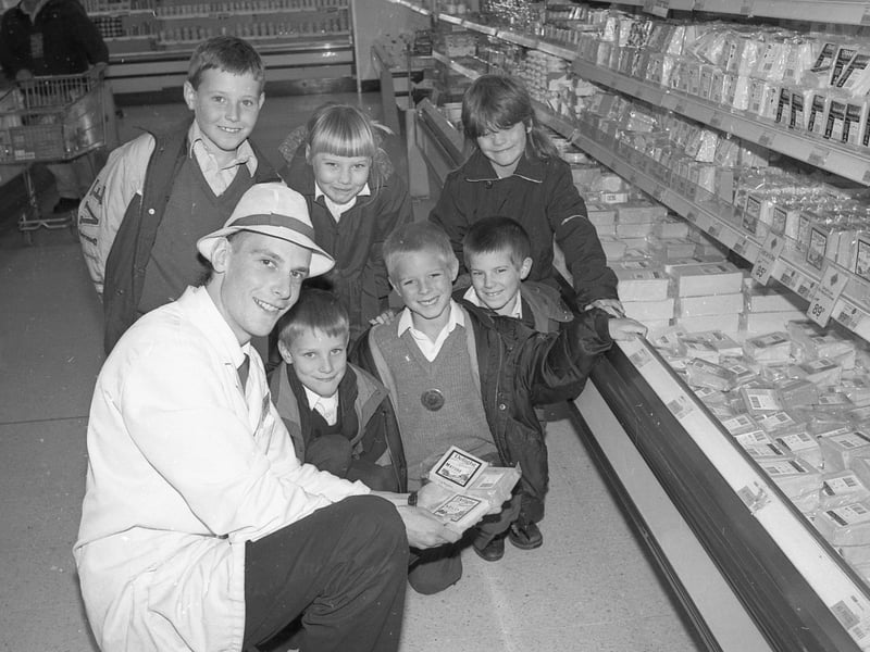 Provision supervisor Justin Charlton with more Carlton Road pupils.