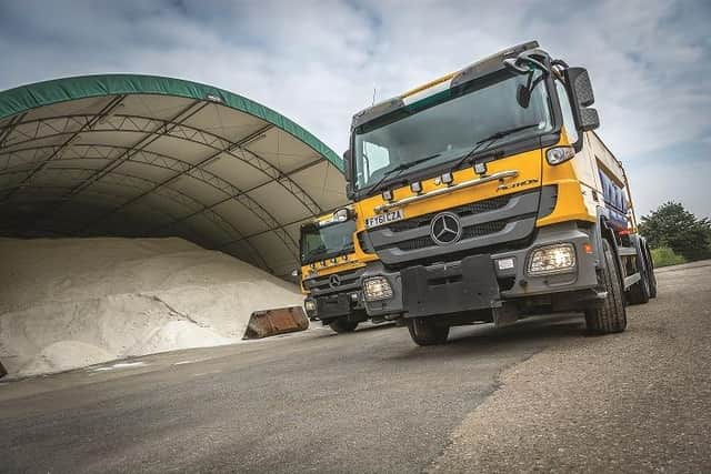 Gritters at Thurlby.