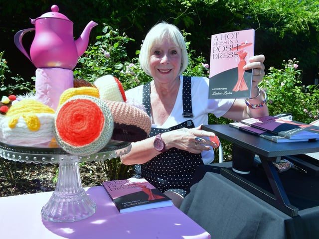 Author and poet Linduur Lashes, who is from Wragby, graced the festival with her wit and unique style.