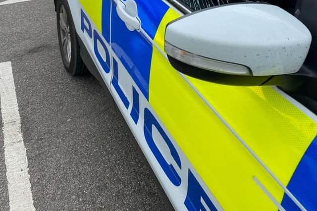 Lincolnshire Police officers arrest suspected drug dealer.